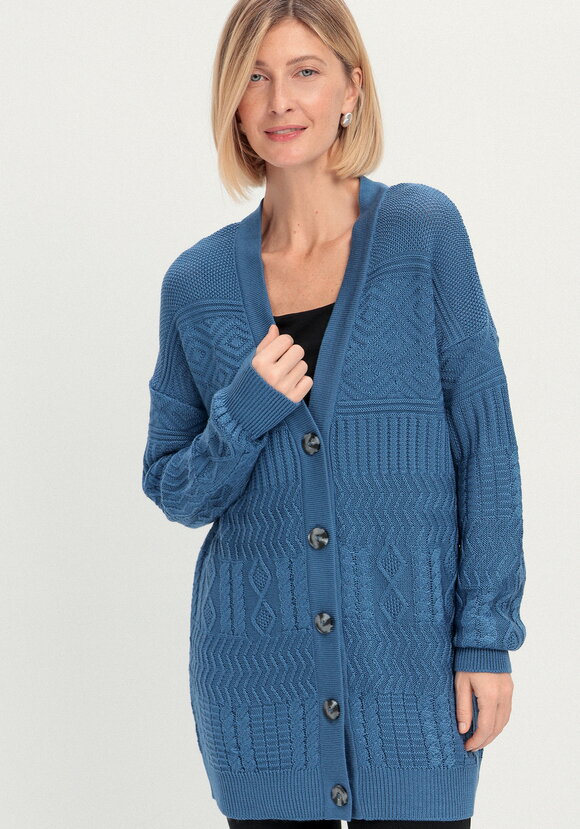 Кардиган с эклектичным узором шир.  580, рис. 2