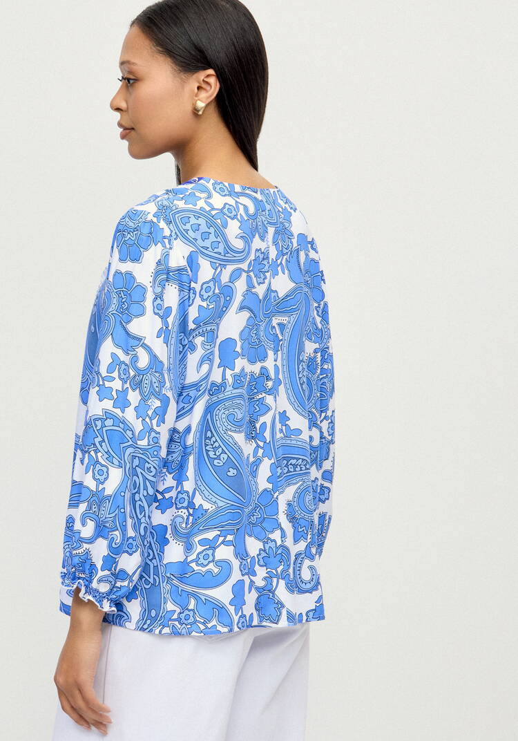 Блуза Весна внутри меня шир.  750, рис. 3