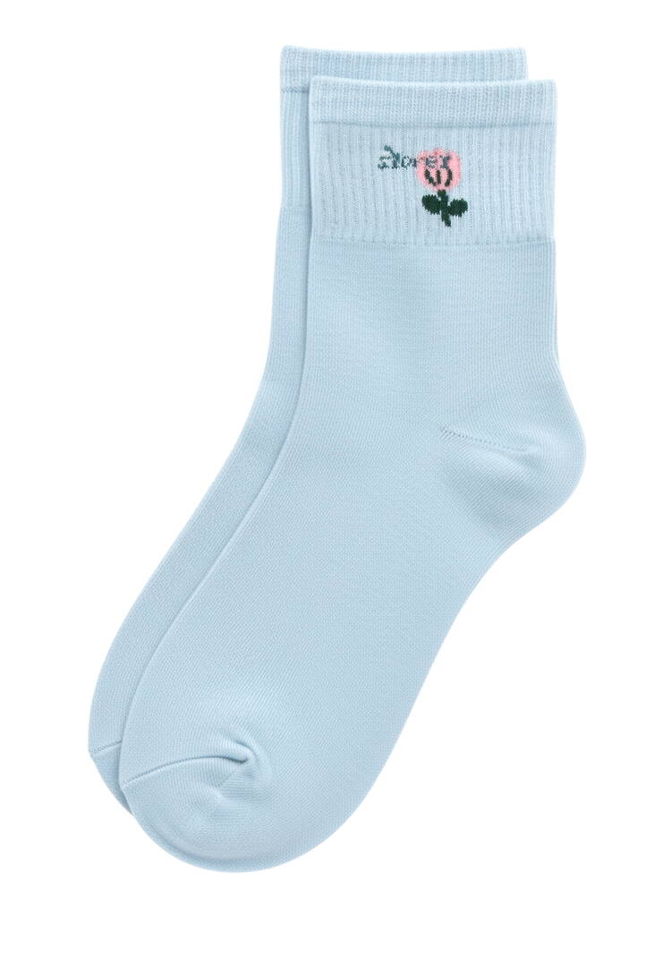 Комплект носочков с цветком 5 штук шир.  750, рис. 4