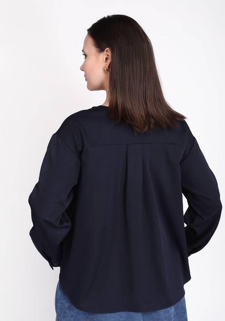 Блуза Приятная палитра шир.  750, рис. 21