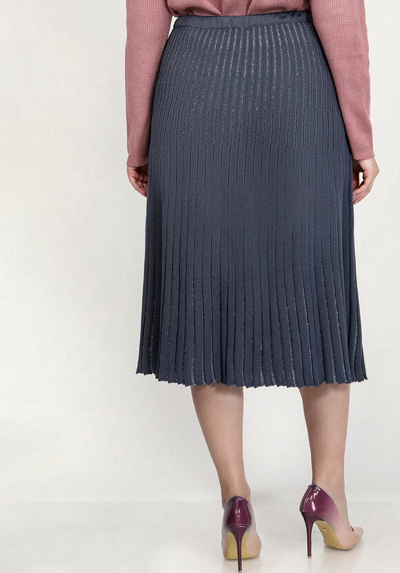 Юбка фактурная в вертикальную полоску шир.  580, рис. 3