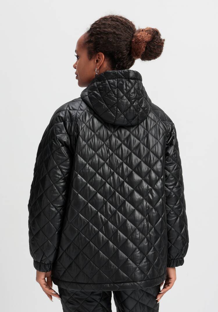 Куртка стёганая с капюшоном шир.  750, рис. 3