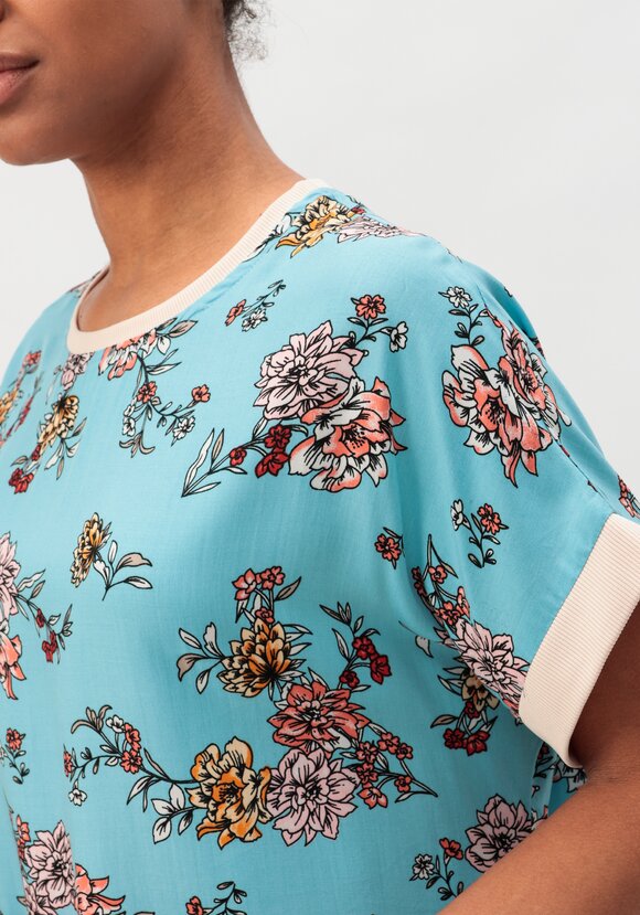 Блуза с цветочным принтом Аманда шир.  580, рис. 10