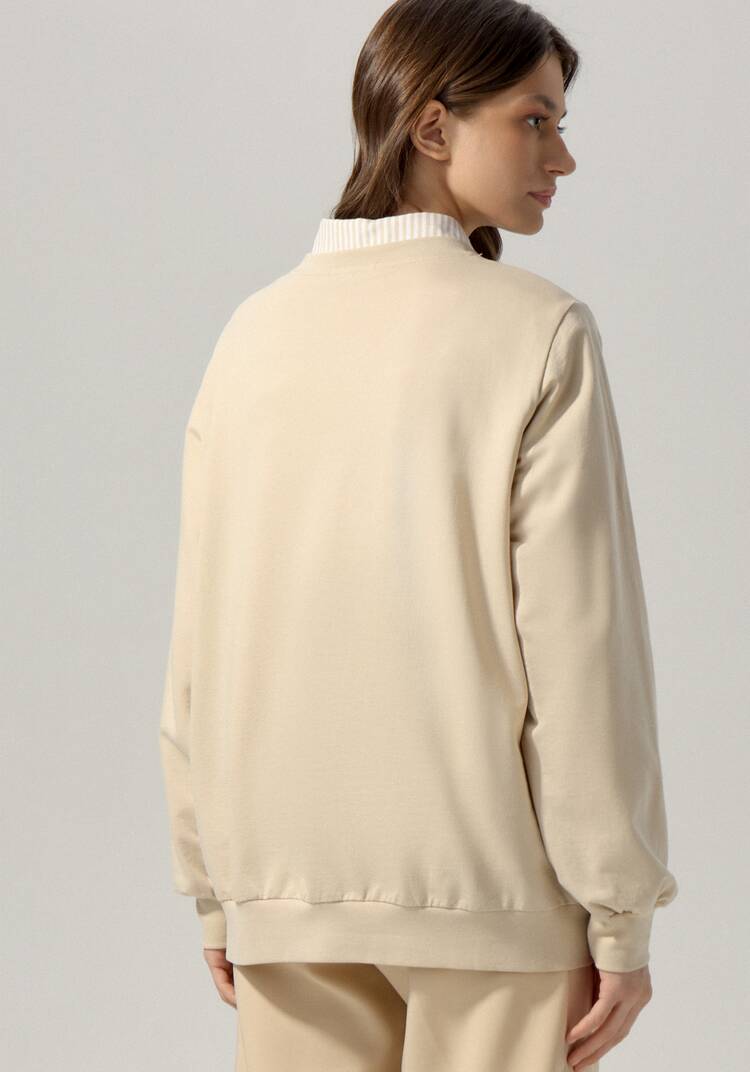 Свитшот с анималистичным принтом на груди шир.  750, рис. 20