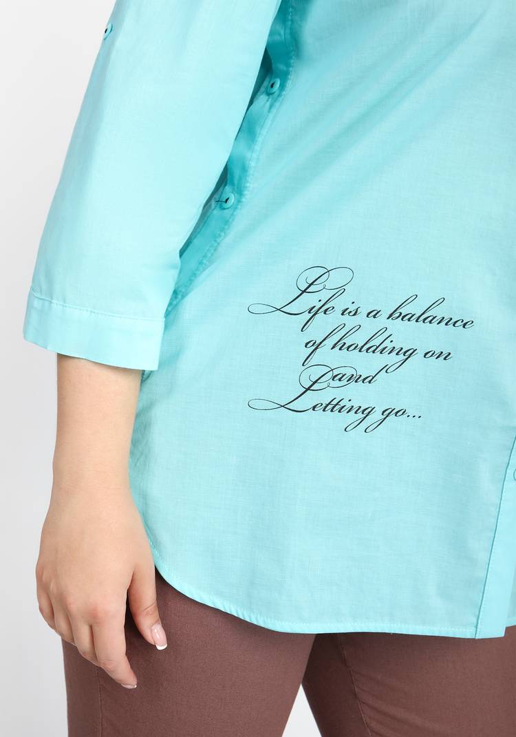 Блуза с шрифтом прямого силуэта шир.  750, рис. 12