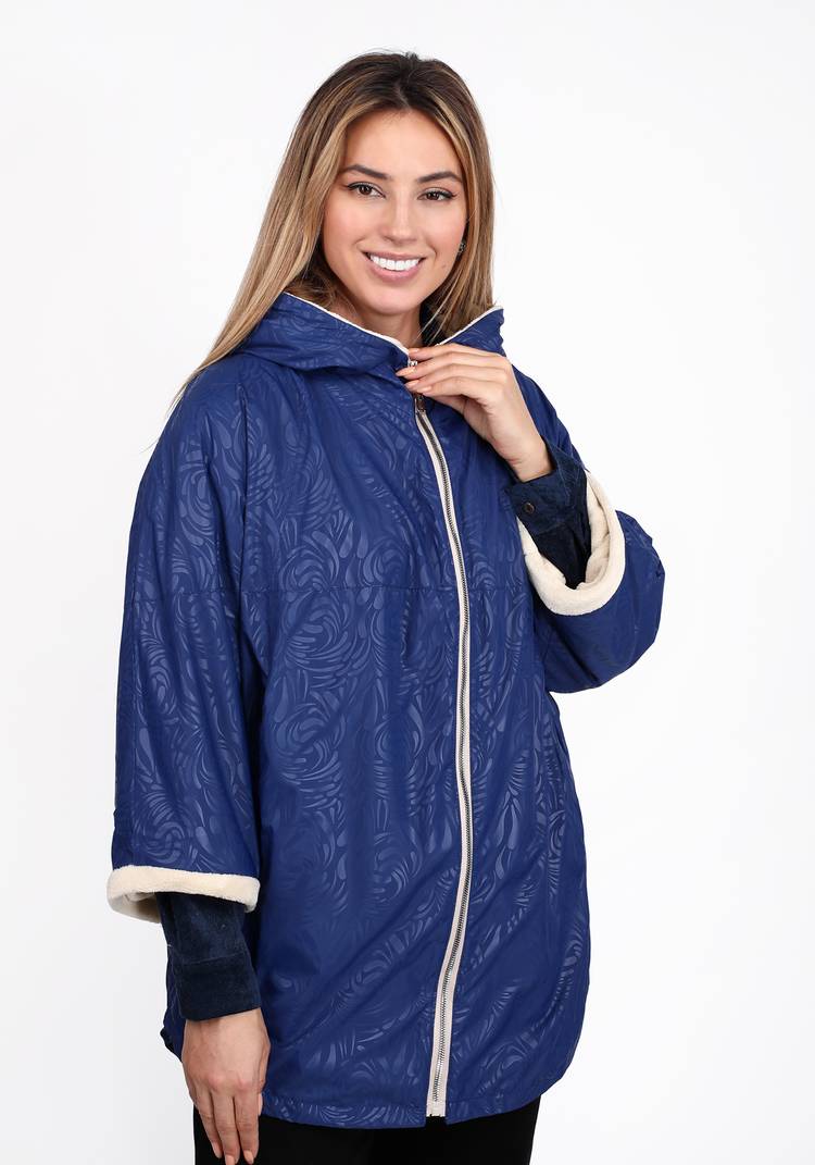 Куртка с капюшоном на подкладке из эко-меха шир.  750, рис. 5