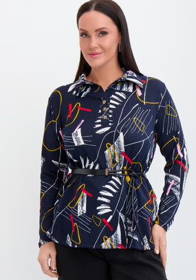 Лонгслив-поло Медея