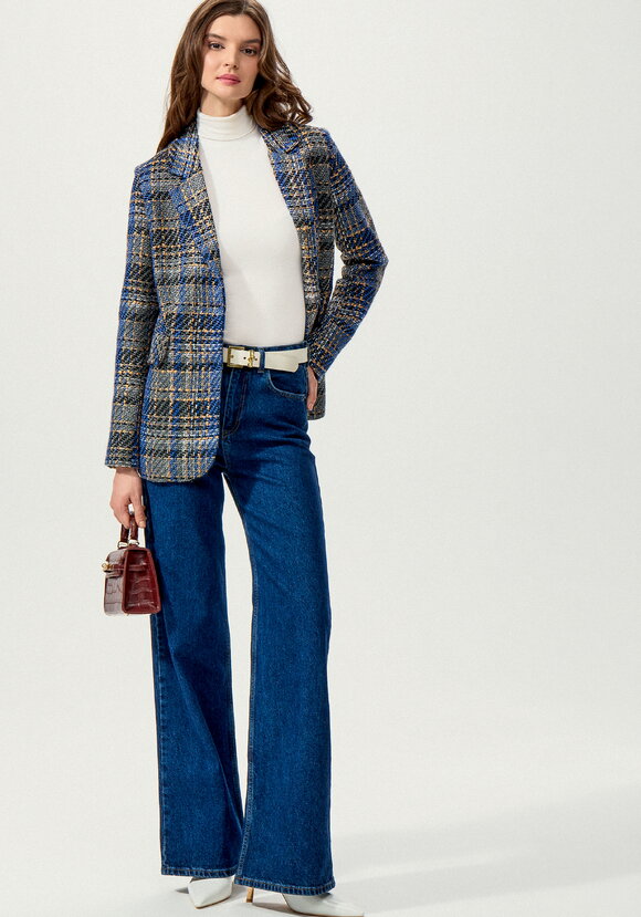 Джинсы широкие прямого кроя шир.  580, рис. 27