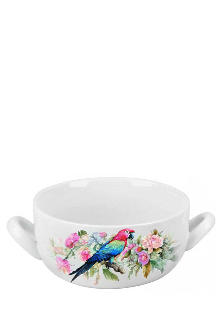 Набор фарфоровых бульонниц с ложками, 4 шт. шир.  750, рис. 12