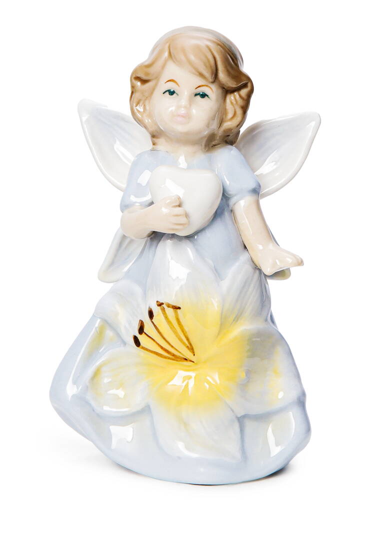 Фигурка фарфоровая Ангелочек шир.  750, рис. 4