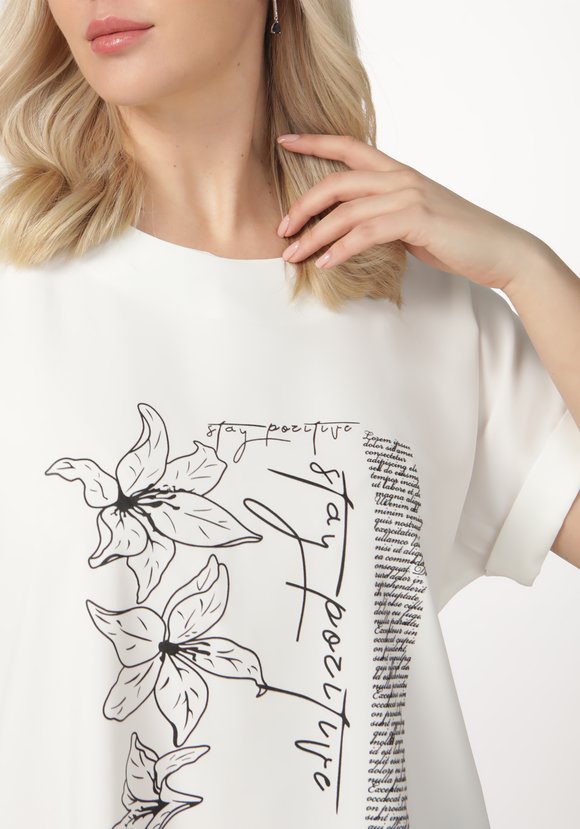 Блуза Радужные мечты шир.  580, рис. 3