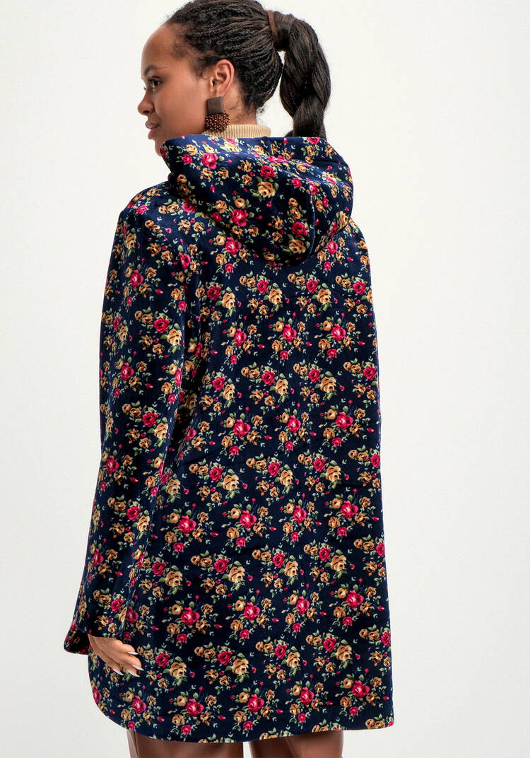 Кардиган с капюшоном с ворсом внутри шир.  750, рис. 3