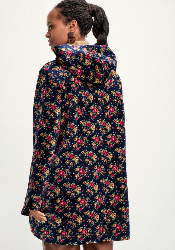 Кардиган с капюшоном с ворсом внутри шир.  580, рис. 3