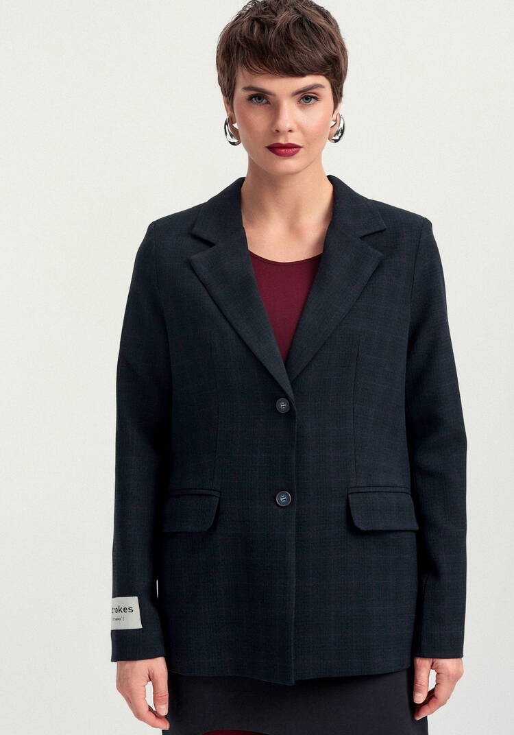 Пиджак с нашивкой на рукаве шир.  750, рис. 12