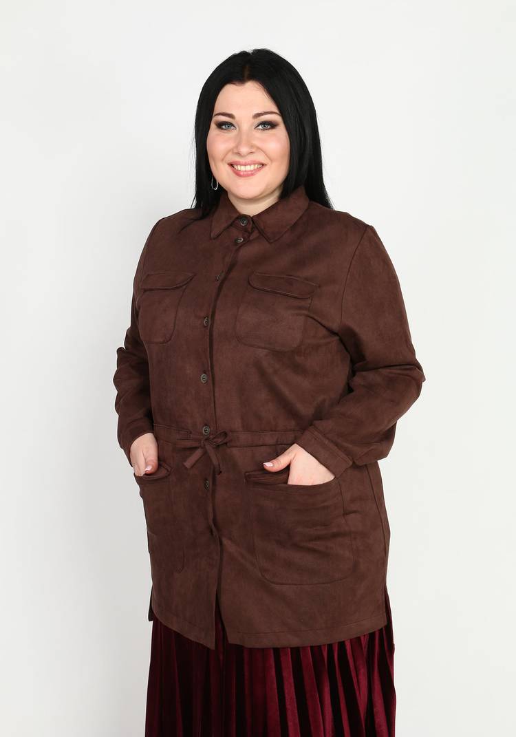 Рубашка из эко-замши шир.  750, рис. 8