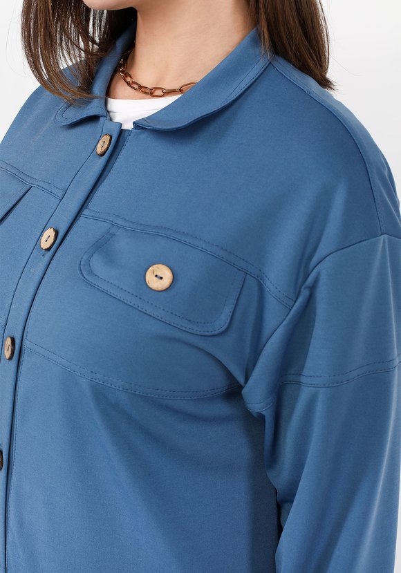 Жакет короткий из трикотажа шир.  580, рис. 4