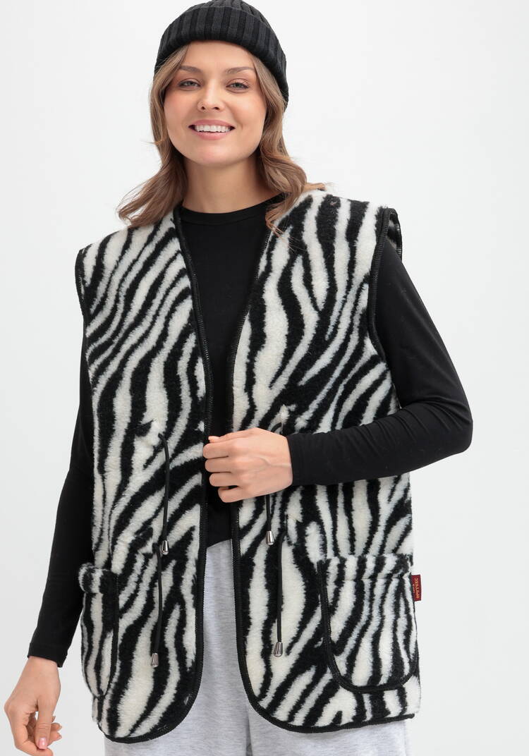 Жилет из овечьей шерсти Меринос шир.  750, рис. 13