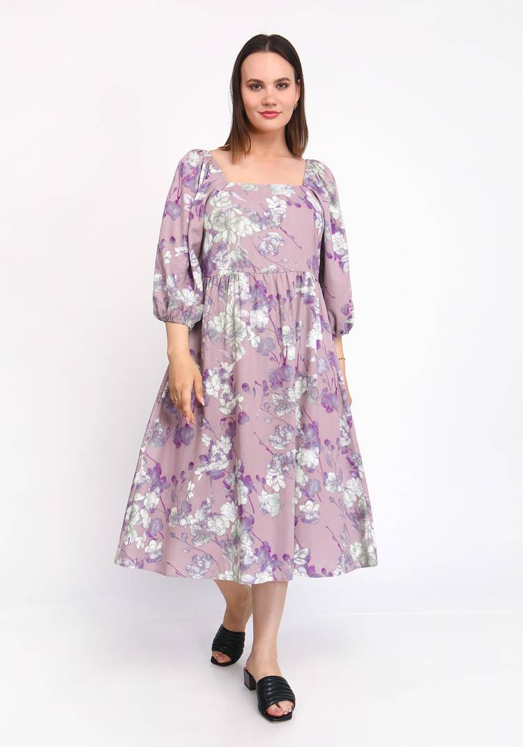 Платье с вырезом каре шир.  750, рис. 2