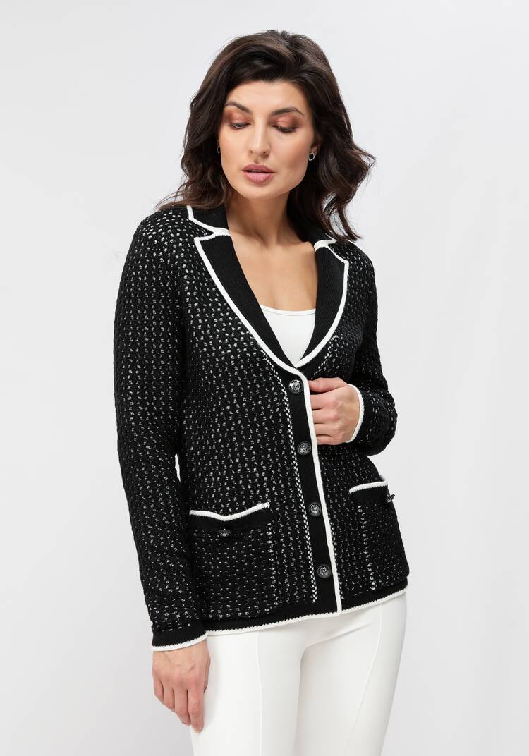 Пиджак с воротником и накладными карманами шир.  750, рис. 10