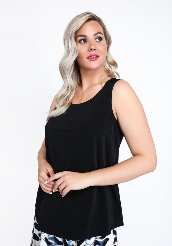 Топ без рукавов с двойной полочкой шир.  580, рис. 5