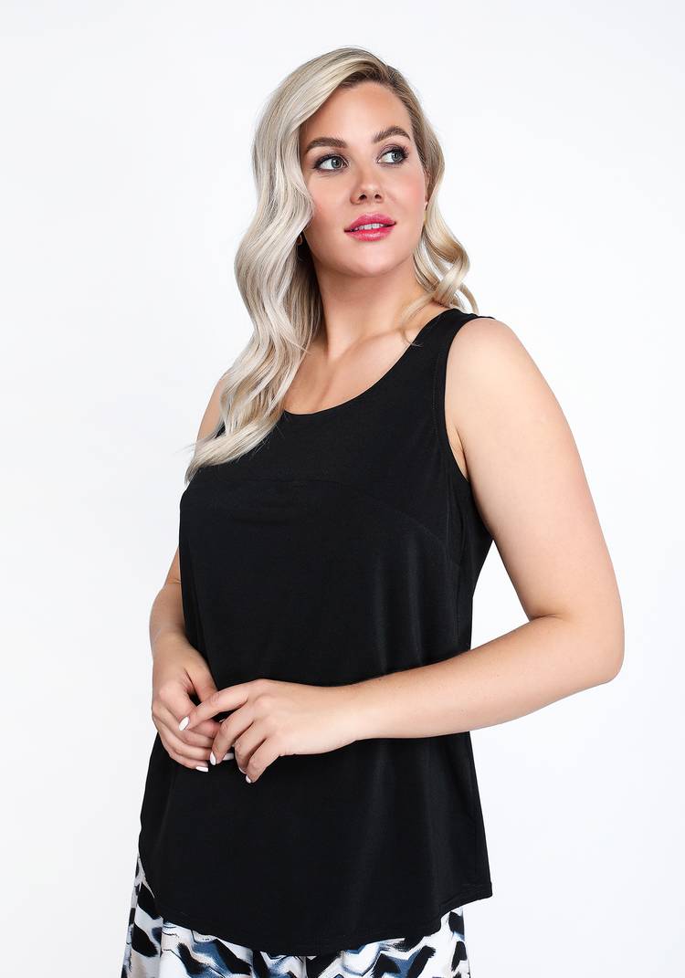 Топ без рукавов с двойной полочкой шир.  750, рис. 5