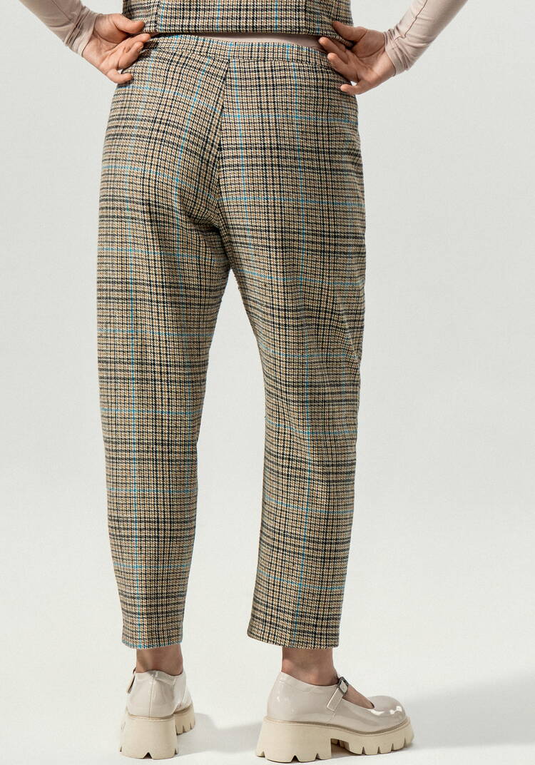 Брюки с боковыми карманами в клетку шир.  750, рис. 7