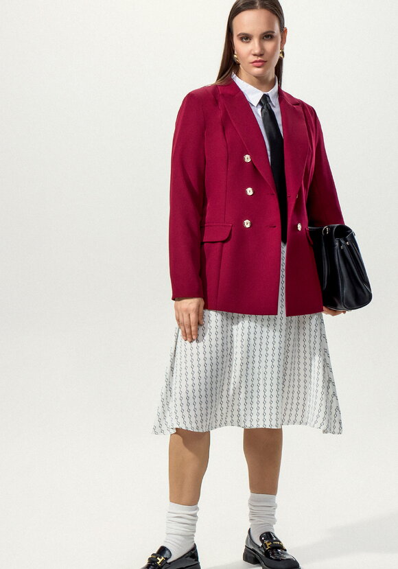 Юбка с принтом на запах шир.  580, рис. 7