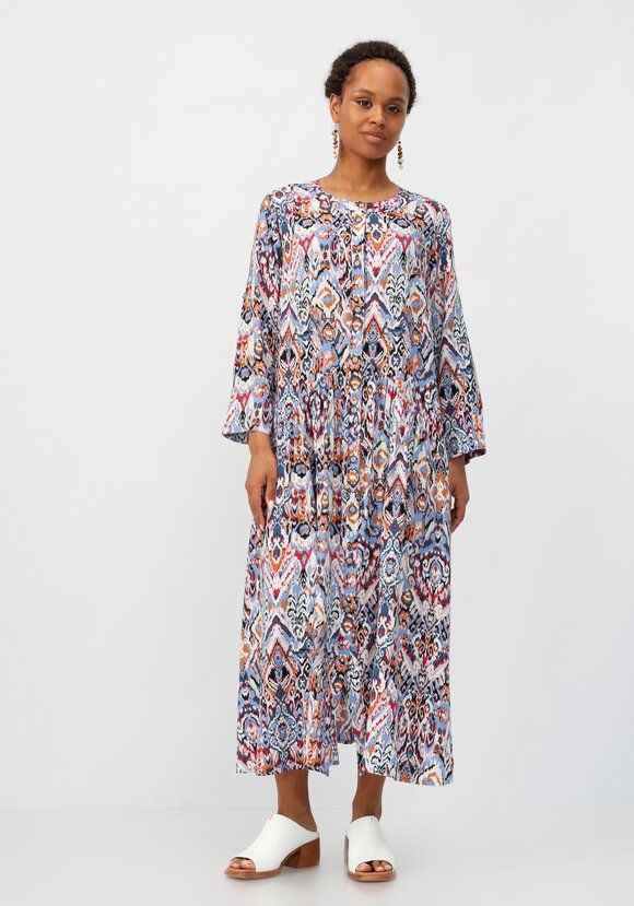 Платье с цветочным принтом свободного кроя шир.  580, рис. 19