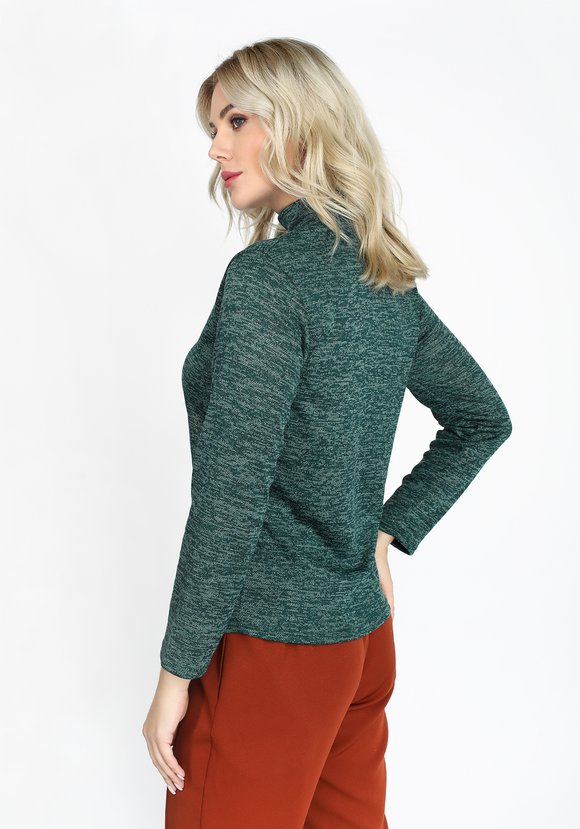 Водолазка с высоким горлом из мягкой ангоры шир.  580, рис. 6