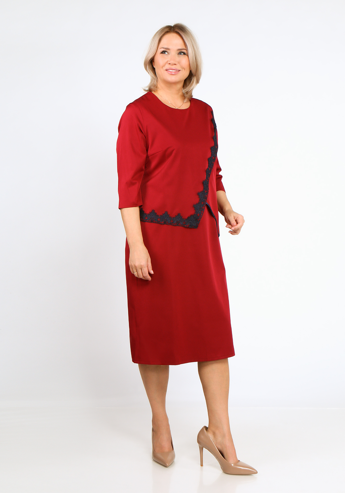 Платье "Анель" Kumar collection, размер 56, цвет электрик - фото 6