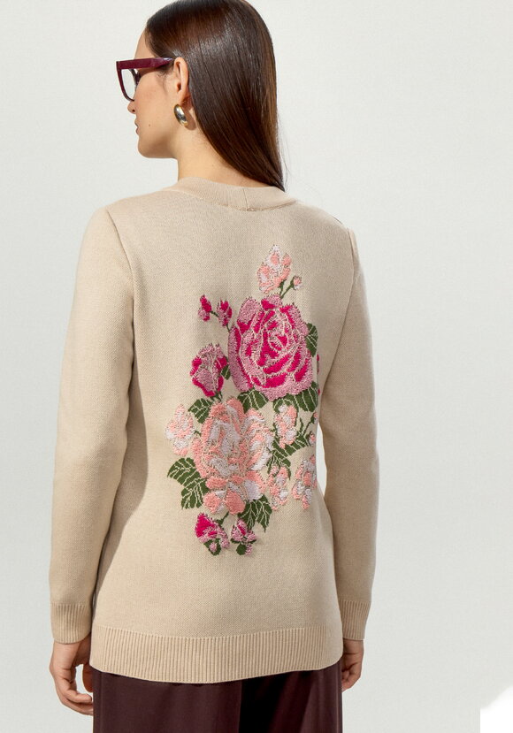 Кардиган с 3D рисунком на спинке шир.  580, рис. 4