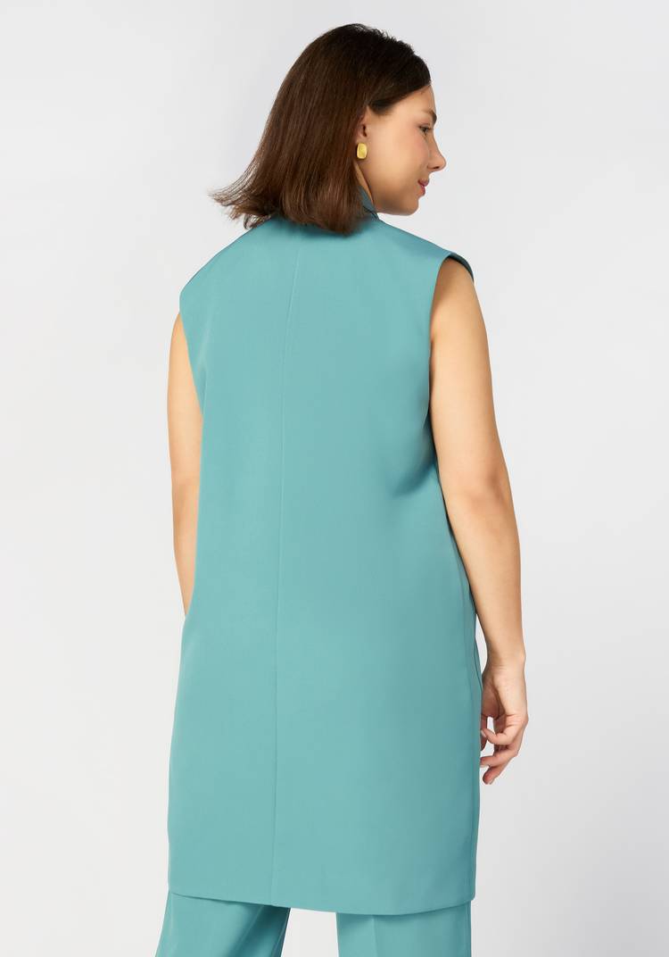 Жилет двубортный с карманами шир.  750, рис. 7