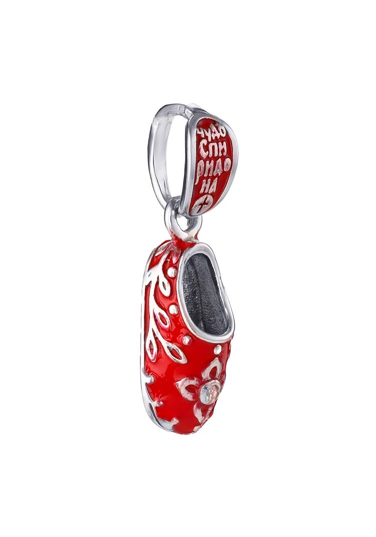 Серебряная подвеска Башмачки Спиридона шир. 750, рис. 4