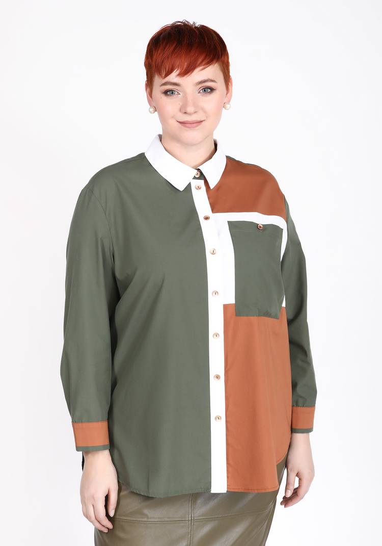 Блуза Незабываемая модница шир.  750, рис. 2