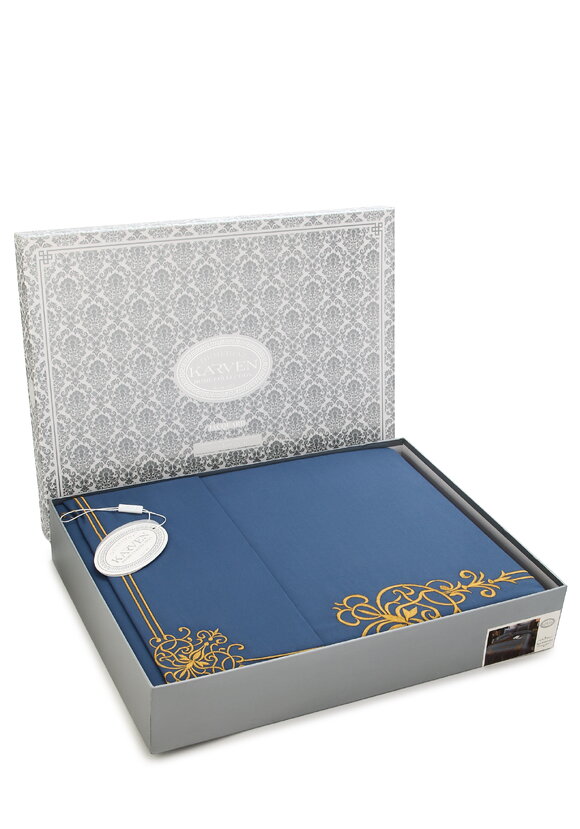 КПБ сатин с вышивкой, евро шир.  580, рис. 23