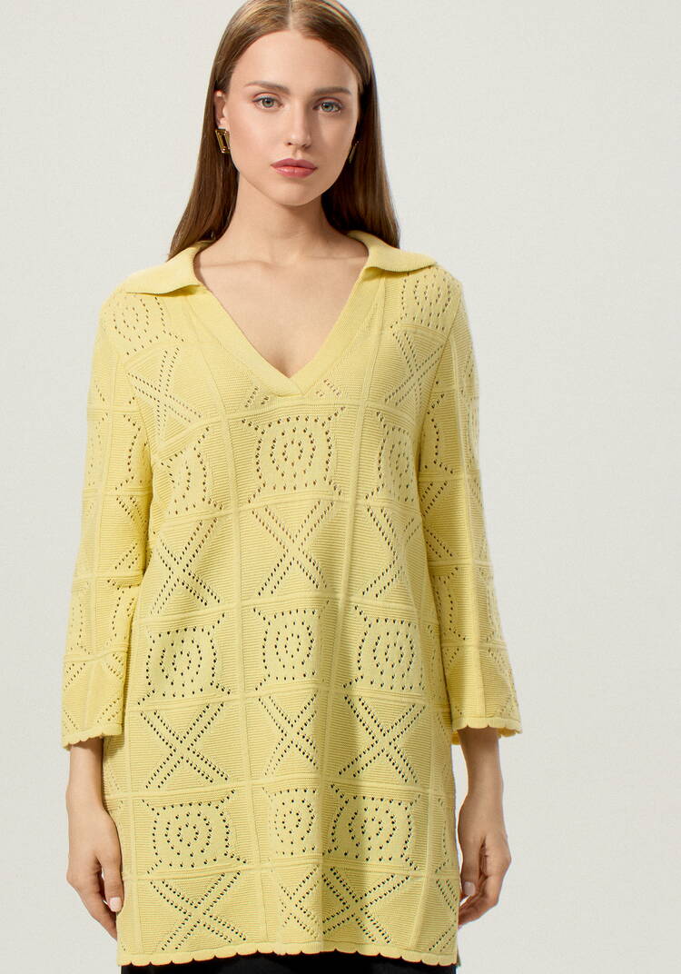 Туника с разрезами по бокам удлиненная шир.  750, рис. 18