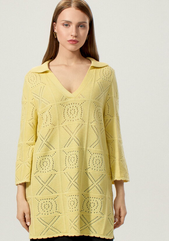 Туника с разрезами по бокам удлиненная шир.  580, рис. 18