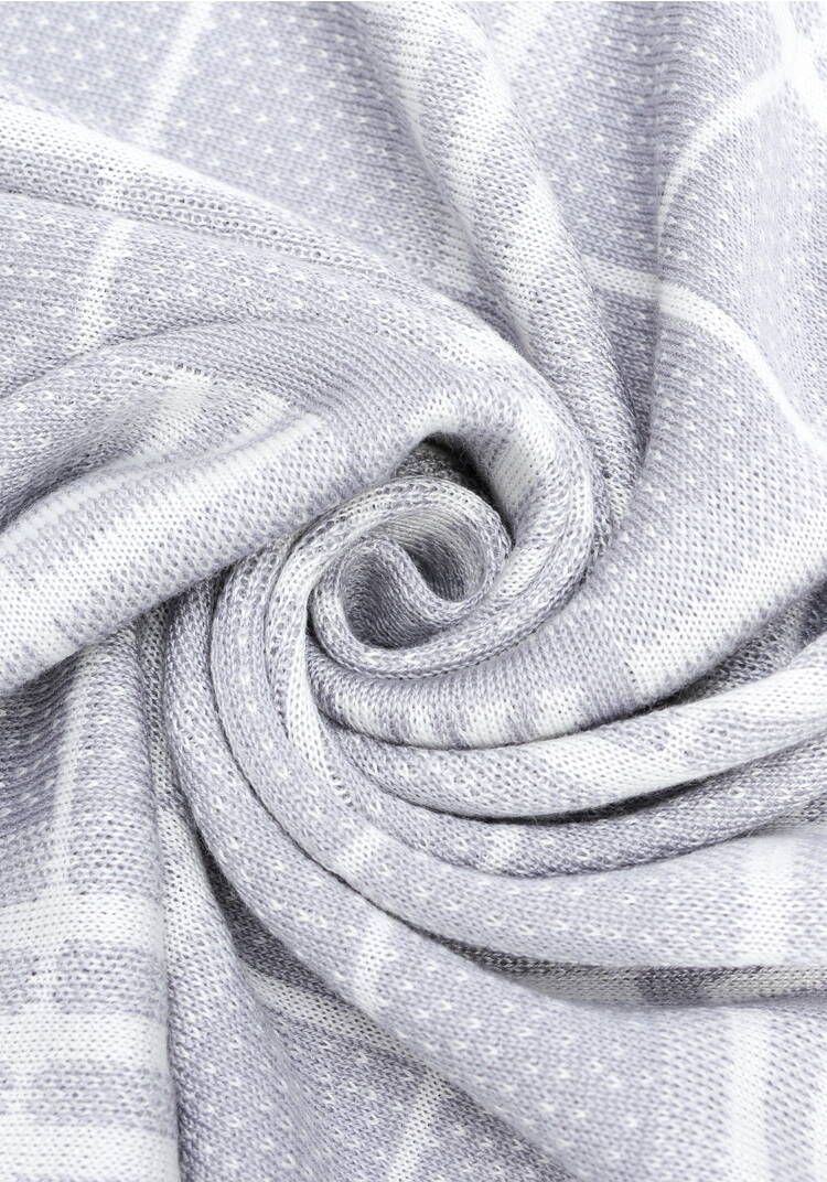 Палантин в клетку с монограммой шир.  750, рис. 11