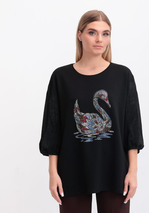 Блуза Грациозная лeди шир.  580, рис. 4