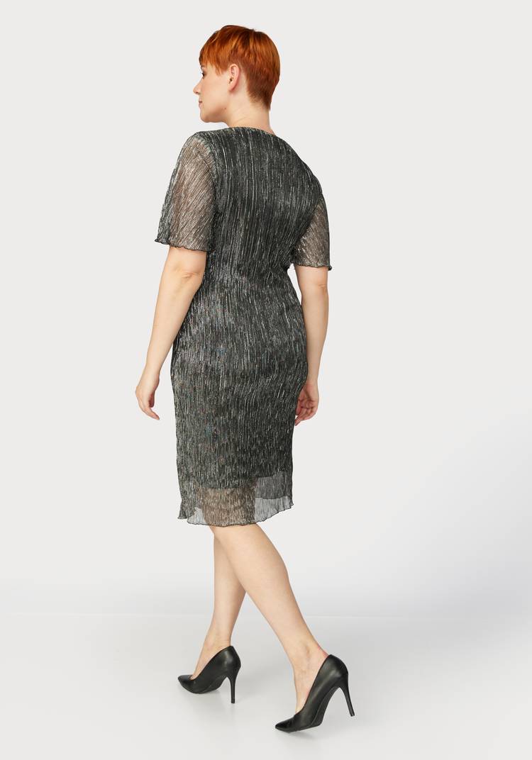 Платье из трикотажа с метанитью Даниэле шир.  750, рис. 6