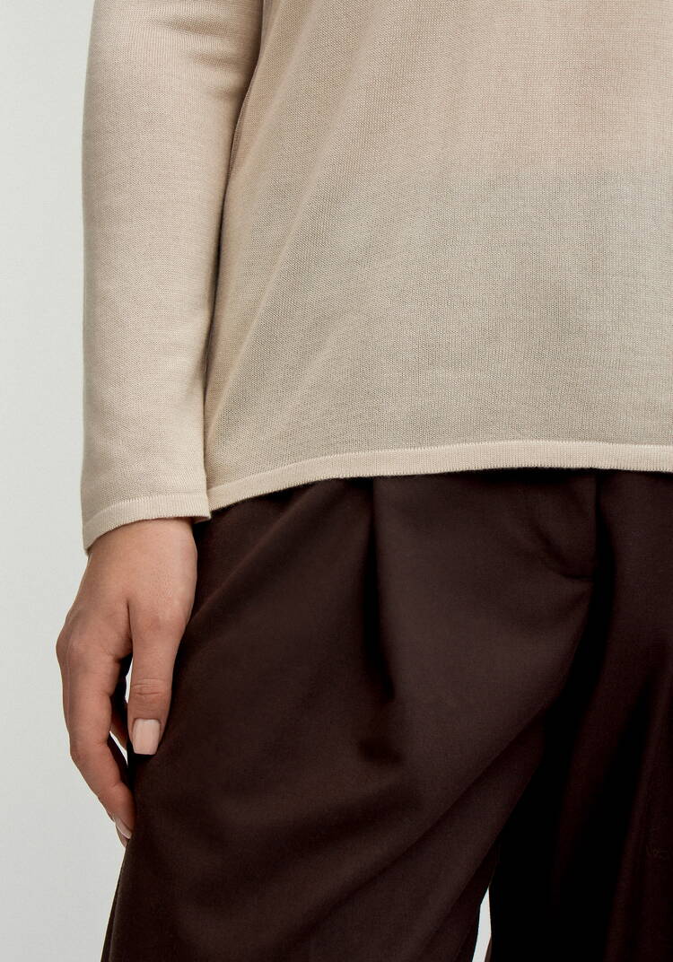 Джемпер базовый однотонный шир.  750, рис. 21