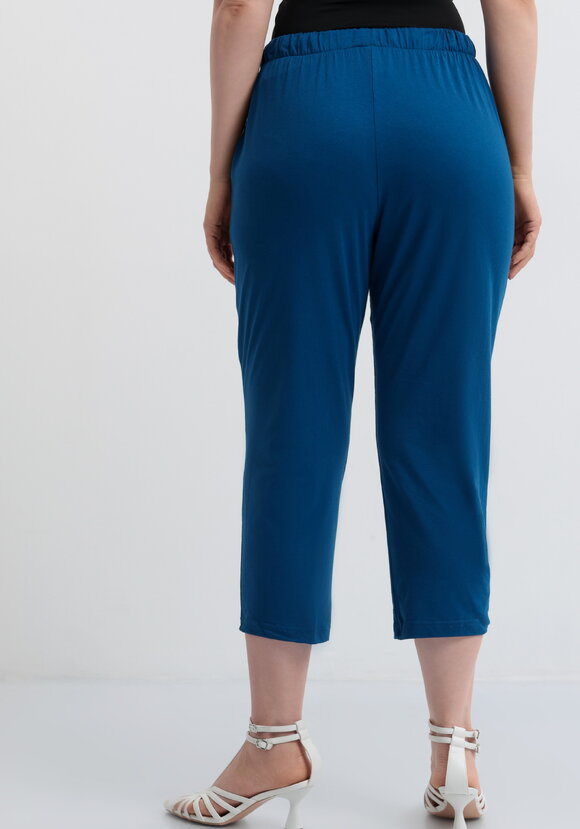 Бриджи трикотажные с поясом на кулиске шир.  580, рис. 18