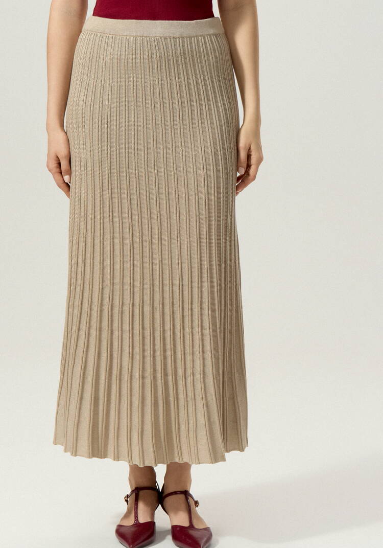 Юбка плиссе длины миди шир.  750, рис. 4