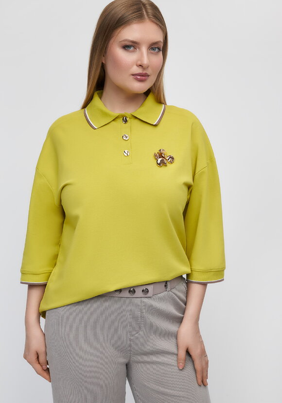 Поло с декоромДинамика стиля шир.  580, рис. 7