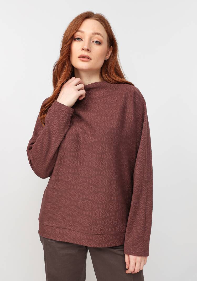 Джемпер из трикотажной фактурной ткани шир.  750, рис. 15