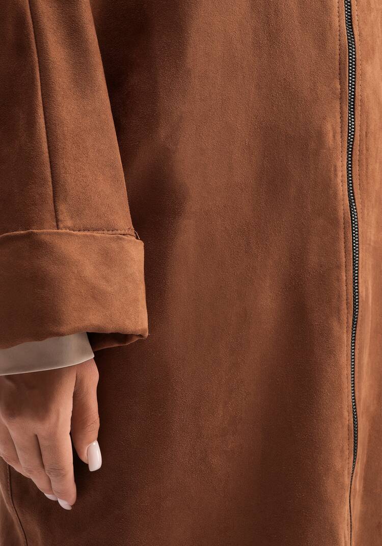 Плащ из экозамши шир.  750, рис. 14