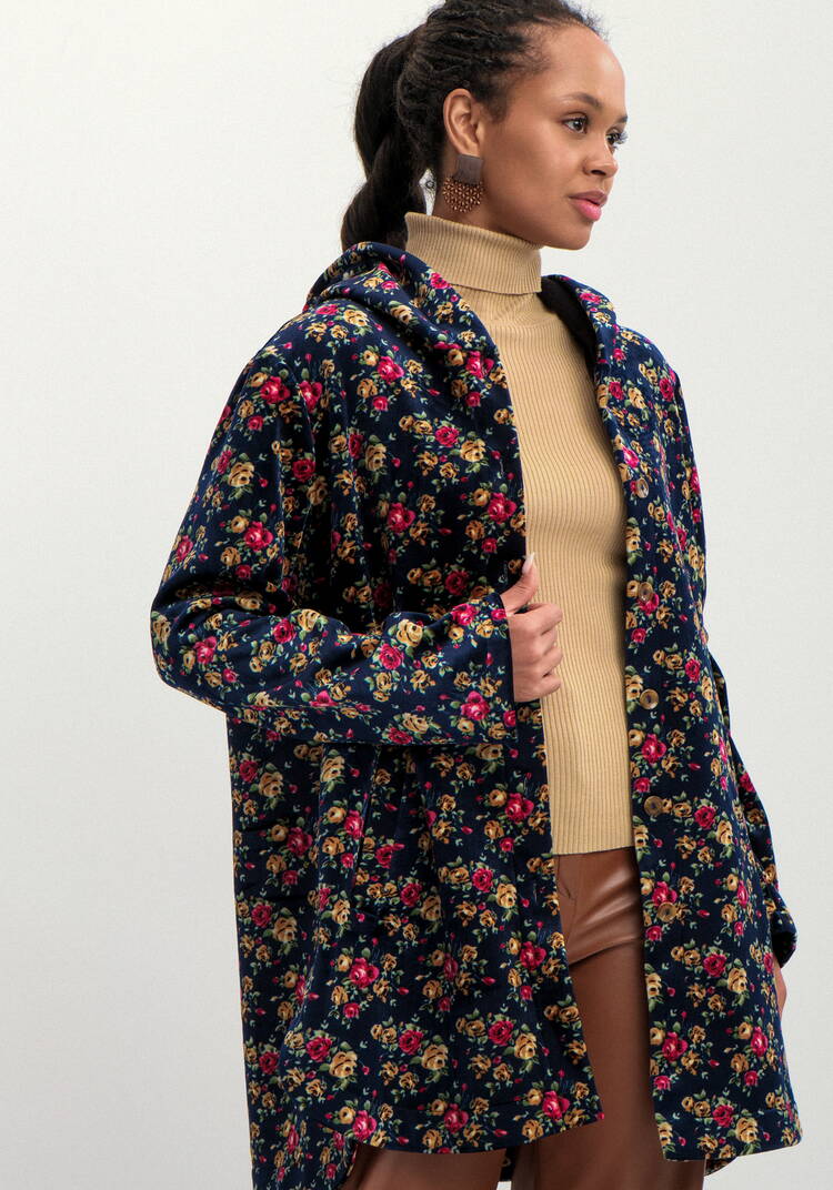 Кардиган с капюшоном с ворсом внутри шир.  750, рис. 8