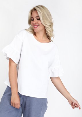 Блуза с рукавами-колокольчики