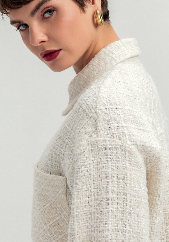 Жакет твидовый с фактурной нитью шир.  580, рис. 16