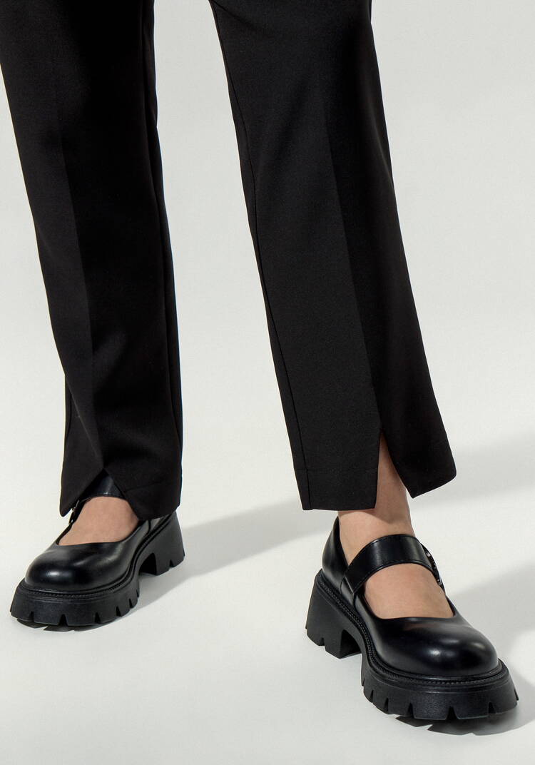 Брюки прямого кроя с разрезами шир.  750, рис. 4